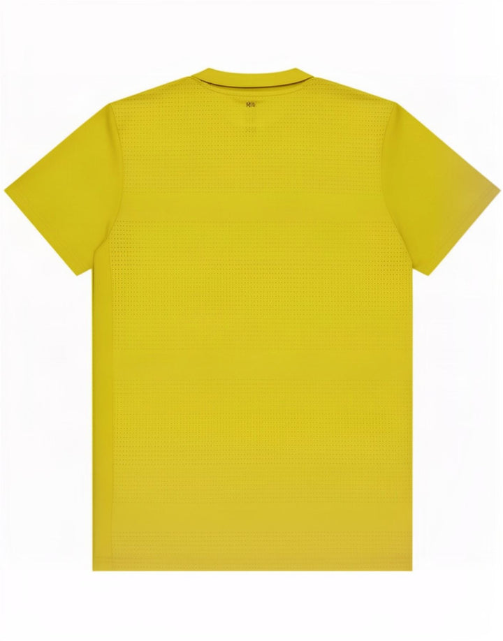 Ανδρικό T-Shirt Adidas Climacool Τοπ μεσαίου κίτρινου πολυεστέρα