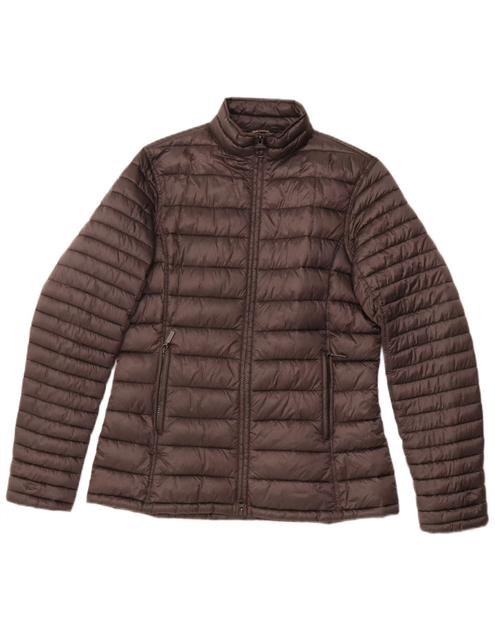 Barbour Γυναικείο χειμωνιάτικο ταρτάν μπουφάν UK 14 Large Grey Winter