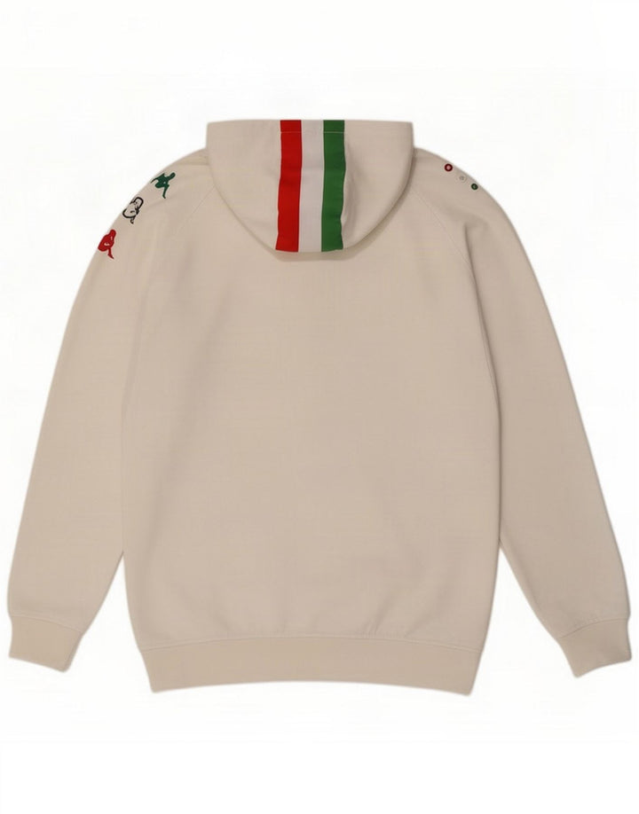Ανδρικό πουλόβερ με κουκούλα με φερμουάρ Kappa 2XL White Polyester