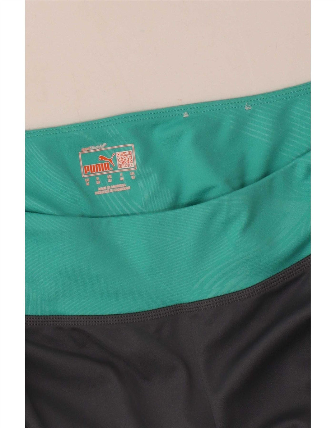 Puma Γυναικεία φόρμα παντελόνι Joggers UK 12 Medium Grey Colourblock