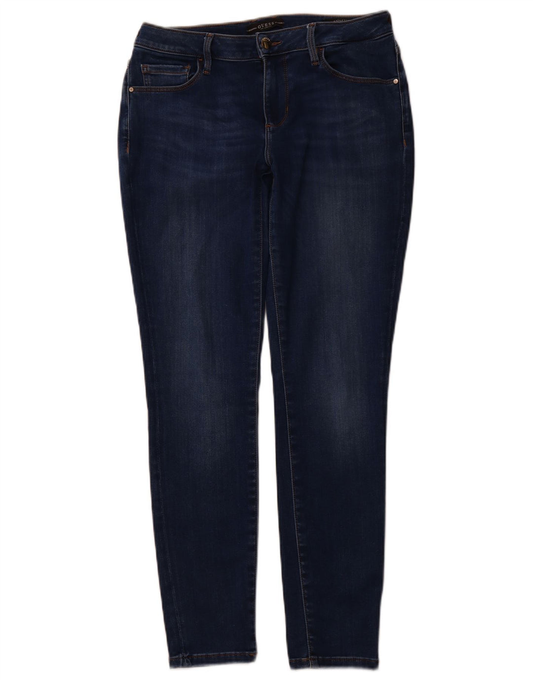 GUESS Γυναικεία Annette Skinny Jeans W31 L29 Navy Blue Cotton