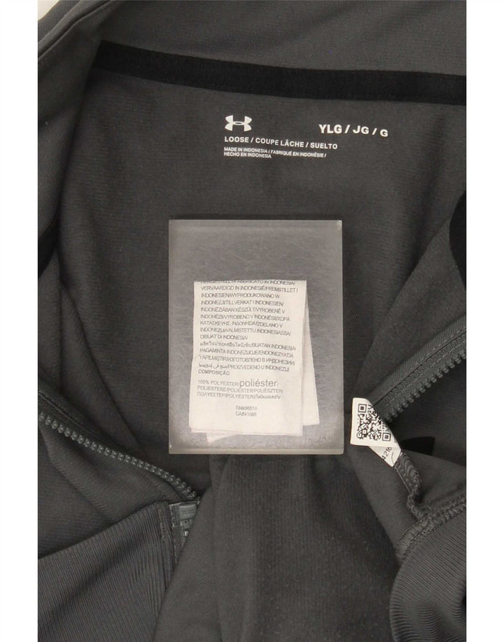 Under Armour Boys αθλητική φόρμα Top Jacket 11-12 Years Large Grey Colourblock