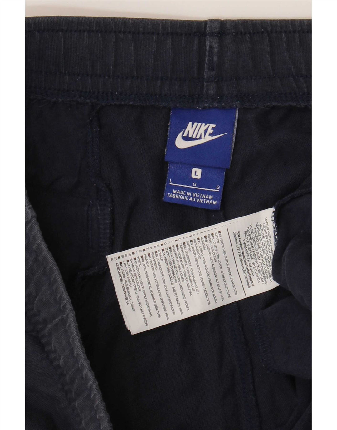 Ανδρικό αθλητικό σορτς Nike, μεγάλο μπλε, βαμβακερό