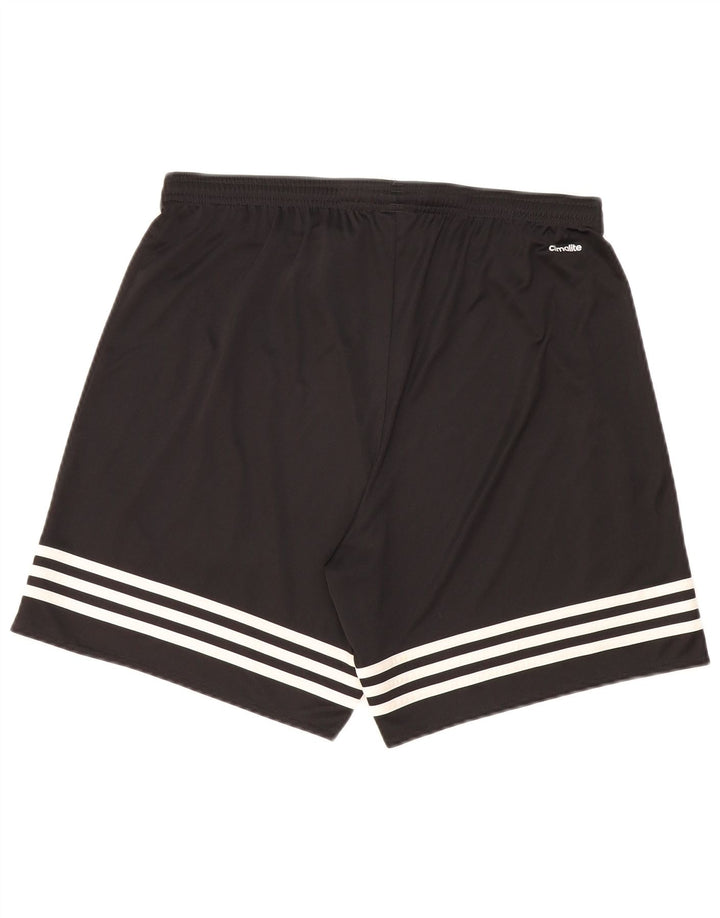 Ανδρικό σορτς Adidas Climalite Sport μεγάλο μαύρο πολυεστέρα