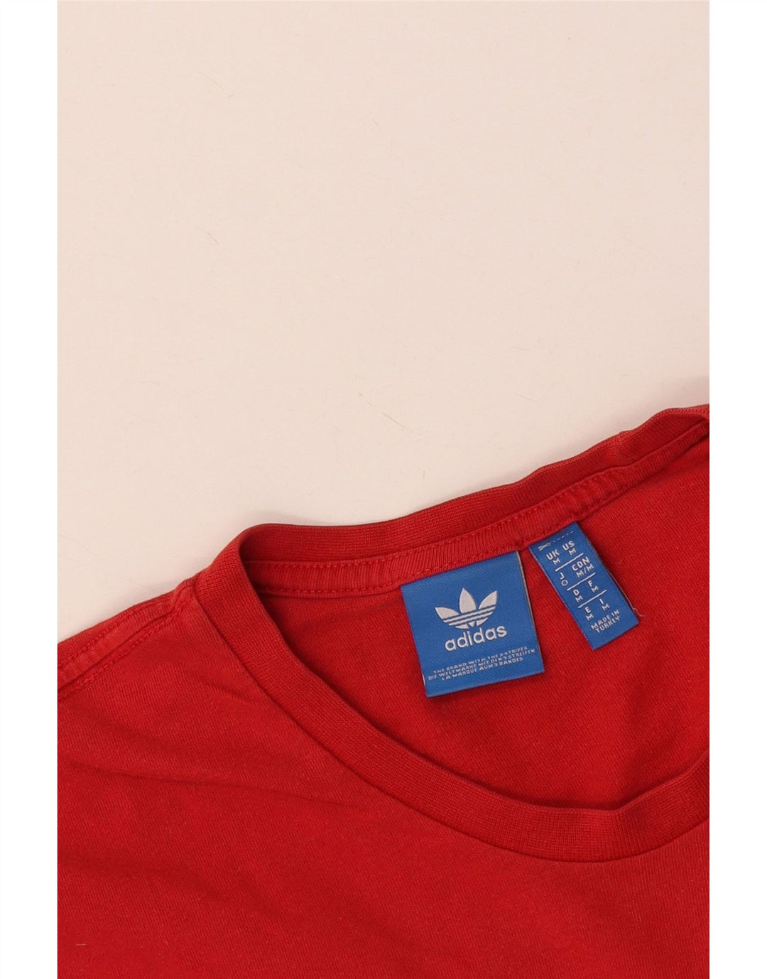 Ανδρικό γραφικό T-Shirt Adidas Top Medium Red