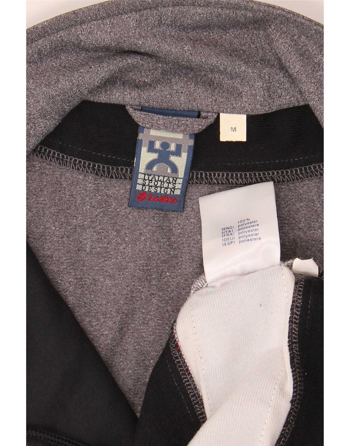 Ανδρική φόρμα γραφικών Lotto Top Jacket μεσαίου γκρι Colourblock