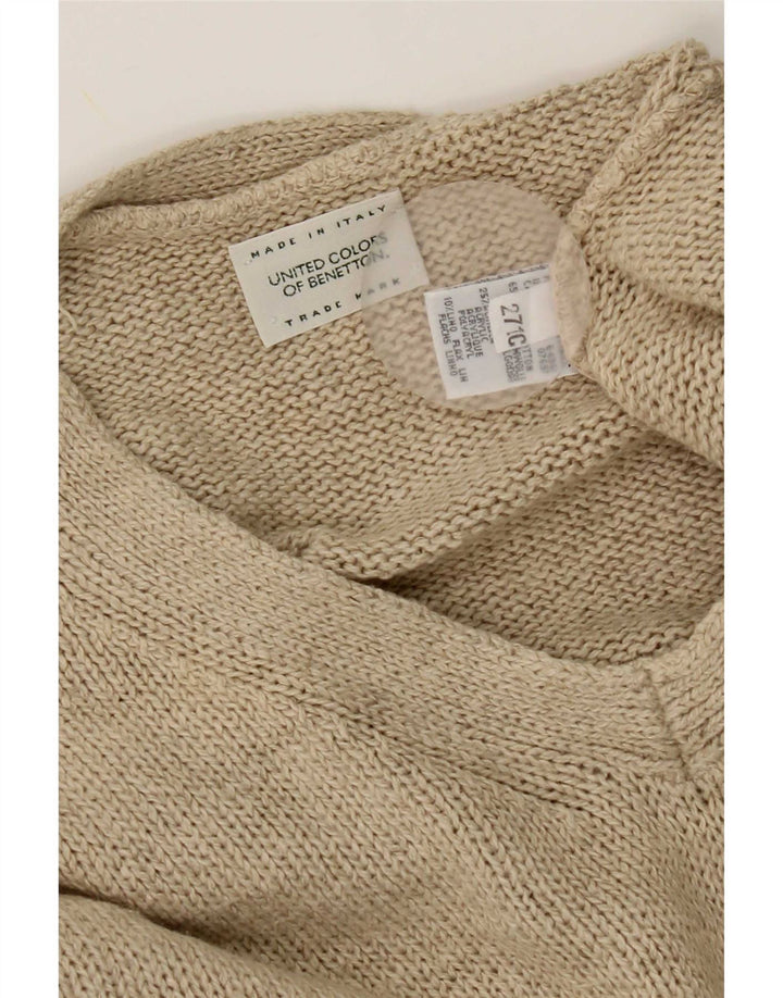 Ανδρικό γιλέκο Benetton Tank Top Βαμβακερό μεσαίο μπεζ