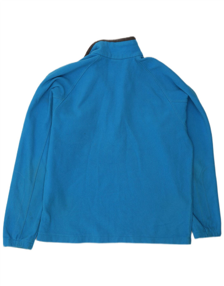 Columbia Ανδρικό φερμουάρ Fleece Jumper Μεγάλο Μπλε Πολυεστέρας