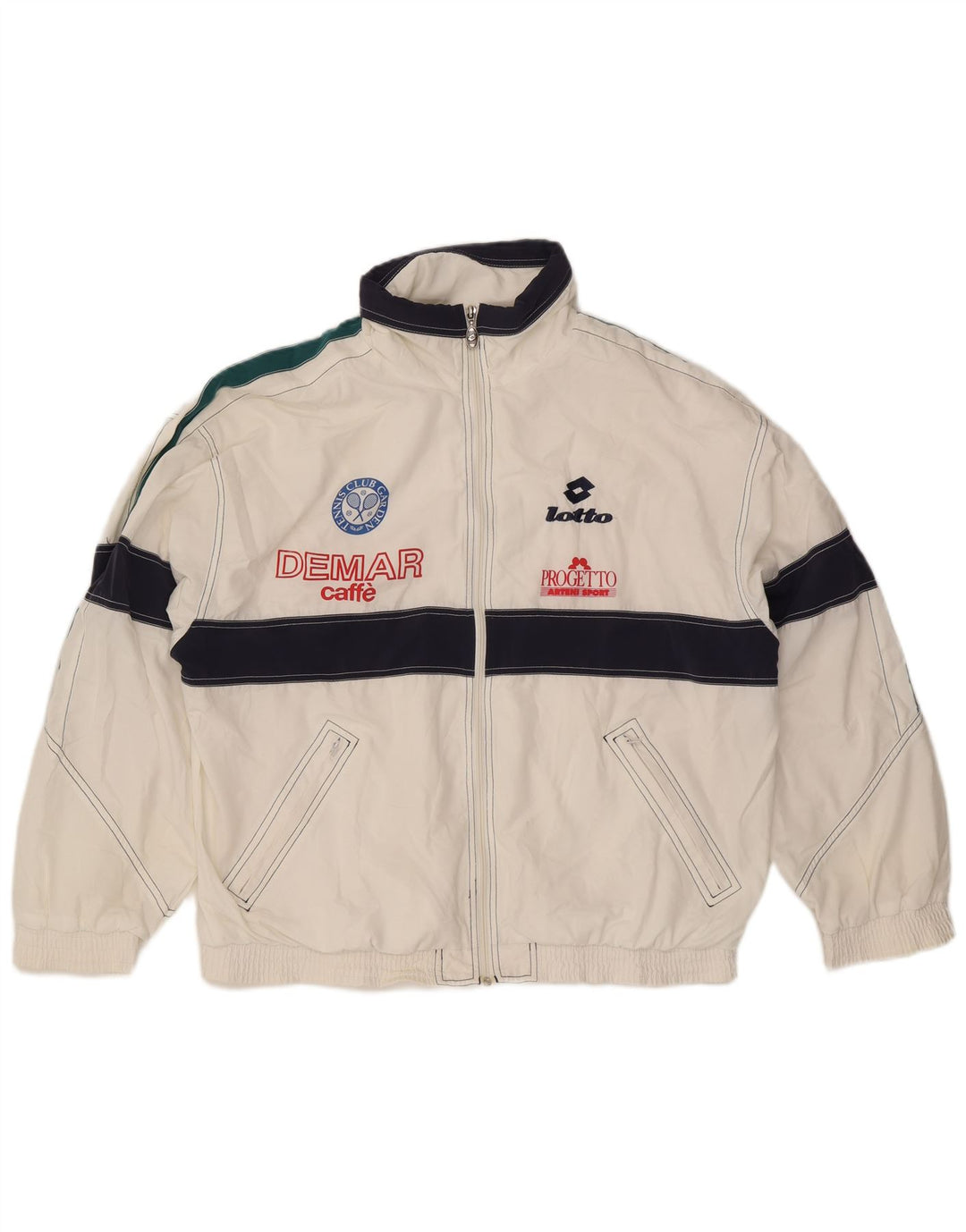 Ανδρική φόρμα Lotto Graphic Top Jacket XL White Colourblock Polyester