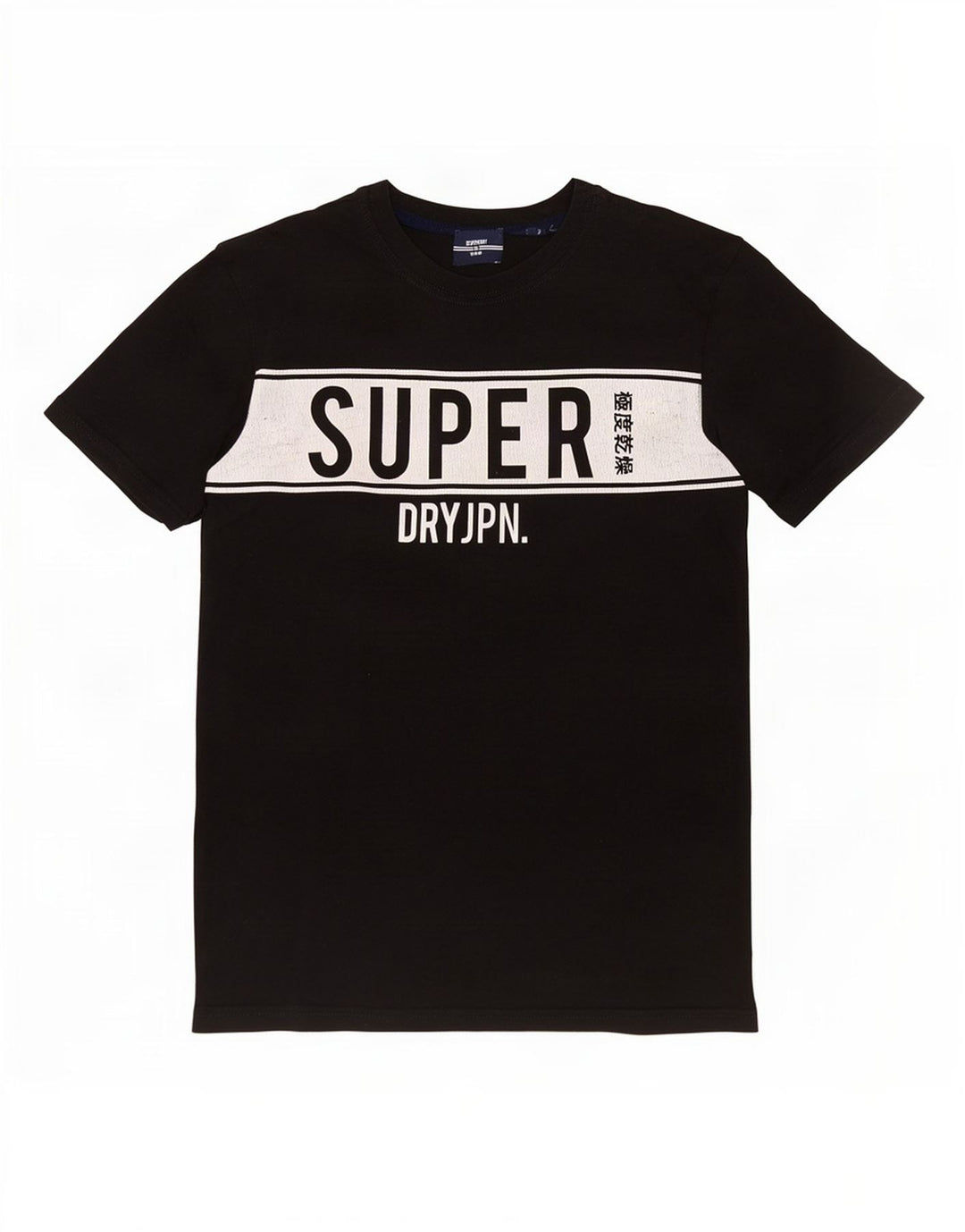 Ανδρικό γραφικό T-Shirt Superdry Top Small Black Colourblock