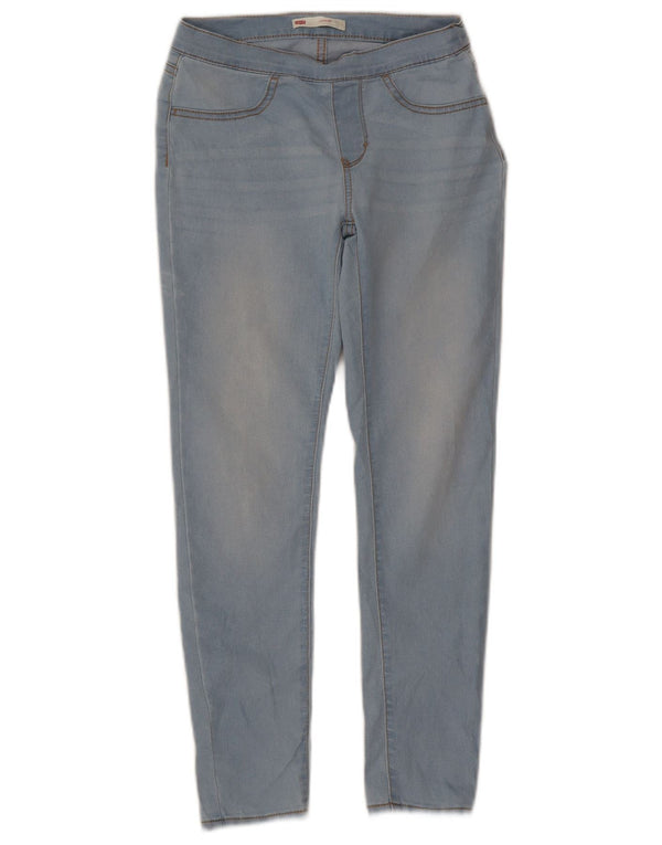 Levi's Girls Legging Skinny Jeans 11-12 ετών W28 L25 Μπλε βαμβακερό
