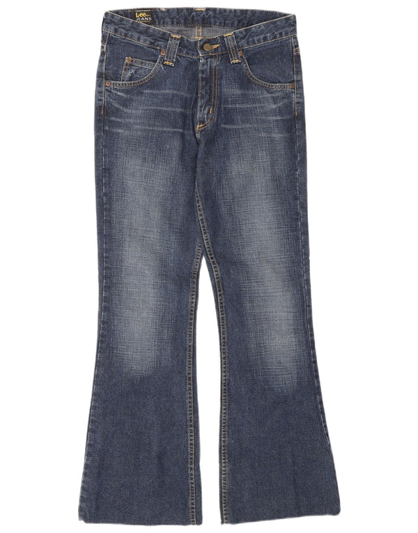 LEE Womens Felton Bootcut Jeans W28 L35 Blue Cotton