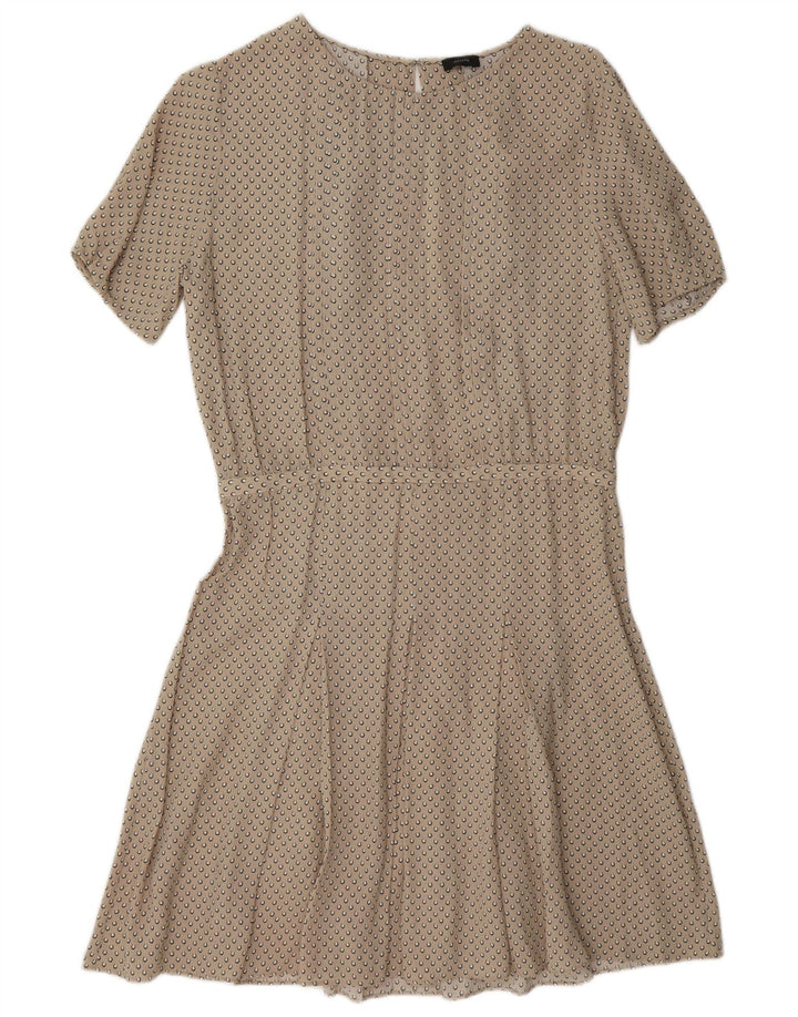 Joseph Γυναικείο φόρεμα A-Line EU 38 Medium Beige Silk Spotted