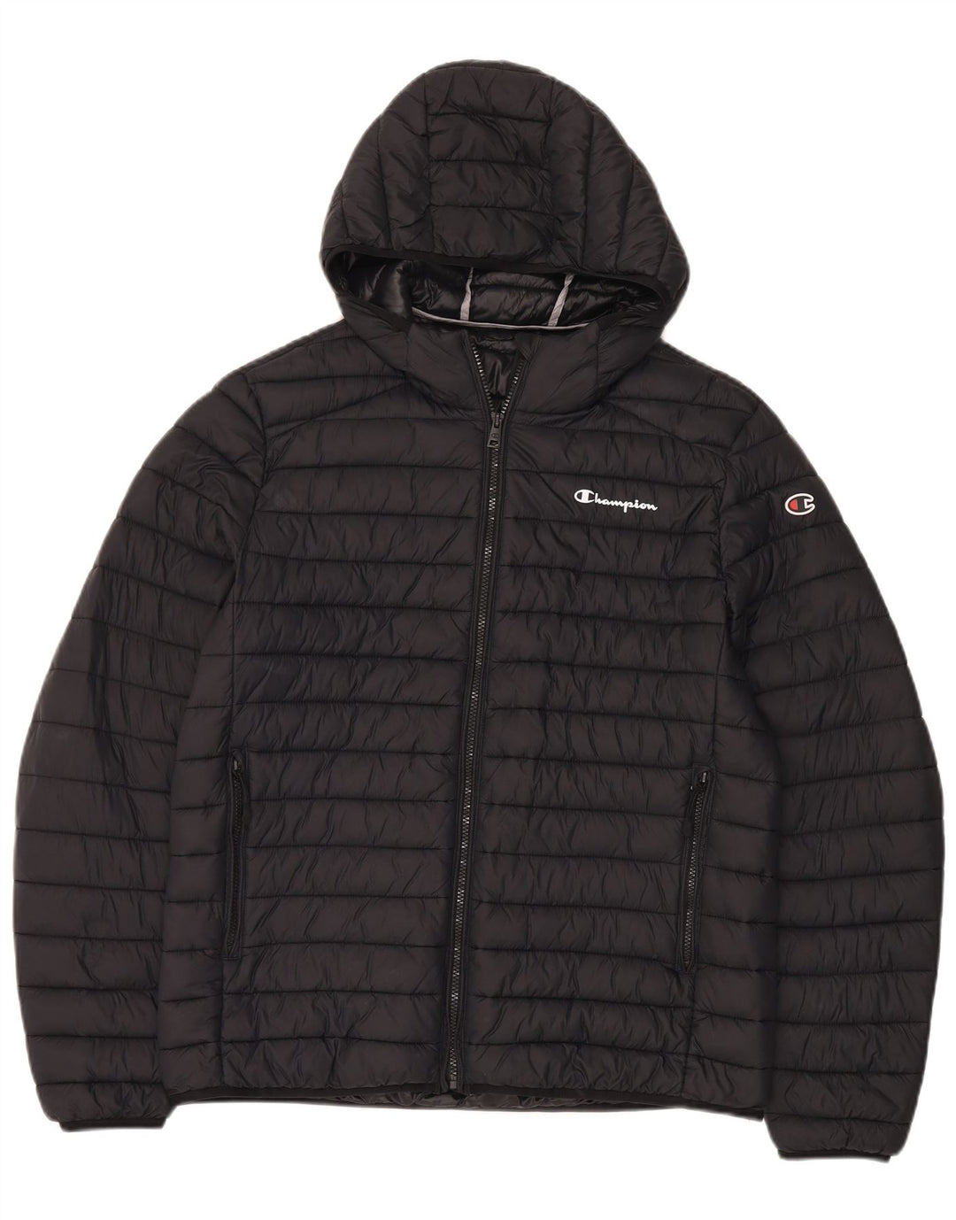 Champion Ανδρικό μπουφάν με κουκούλα UK 40 Large Black