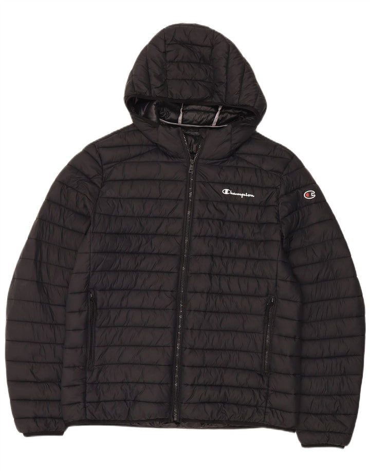Champion Ανδρικό μπουφάν με κουκούλα UK 40 Large Black