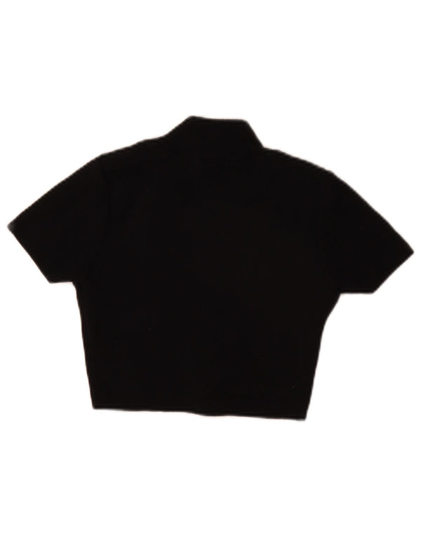 Zara Γυναικεία Μπλούζα Crop Top UK 8 Small Black Polyester