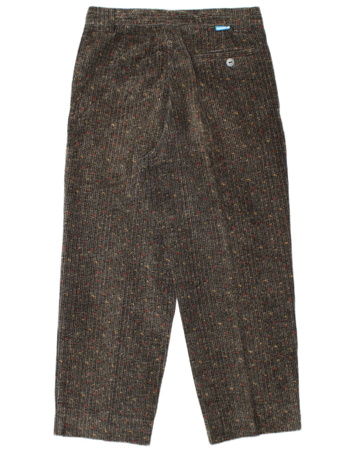 CARRERA Γυναικείο ψηλόμεσο κοτλέ παντελόνι IT 50 μεγάλο W34 L27 Γκρι