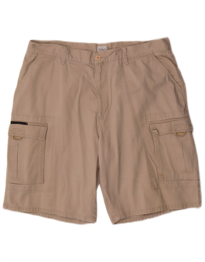 Ανδρικό σορτς Cargo Calvin Klein W38 XL Μπεζ βαμβακερό