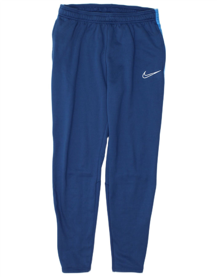 Ανδρικές φόρμες Nike Dri Fit Παντελόνια μεσαίου μπλε χρώματος πολυεστέρας