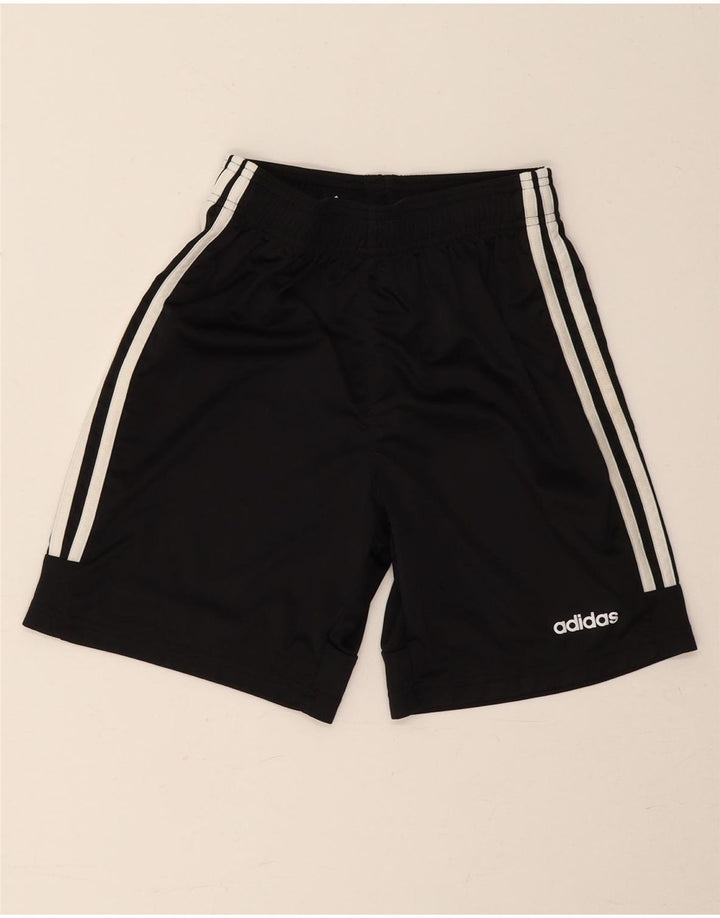 Adidas Boys Climalite σορτς 13-14 ετών μαύρο πολυεστέρα