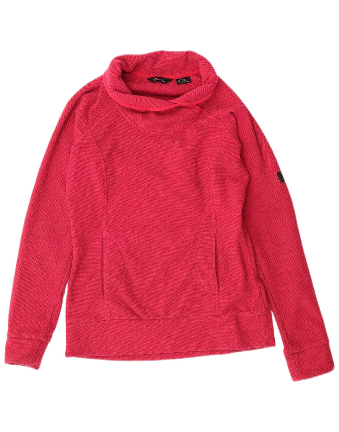 BERGHAUS Γυναικεία φούτερ με ρολό λαιμόκοψη Jumper UK 10 Small Pink Polyester
