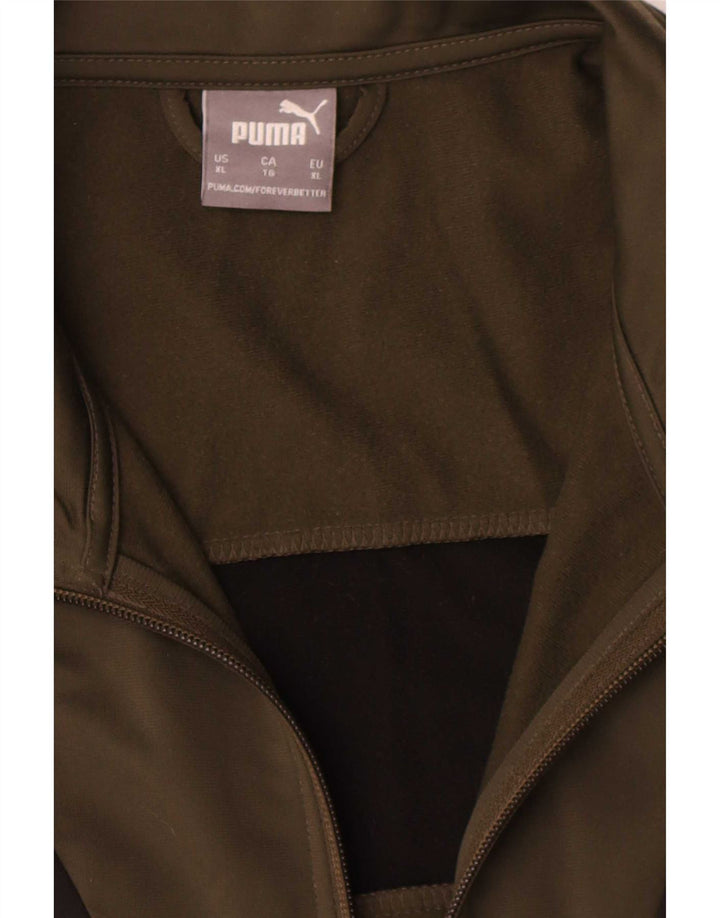 Ανδρική φόρμα Puma Top Jacket XL Khaki Colourblock Polyester