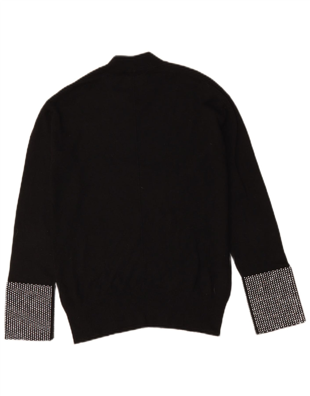 Γυναικείο πουλόβερ με λαιμό χελώνα Pinko UK 12 Medium Black Geometric