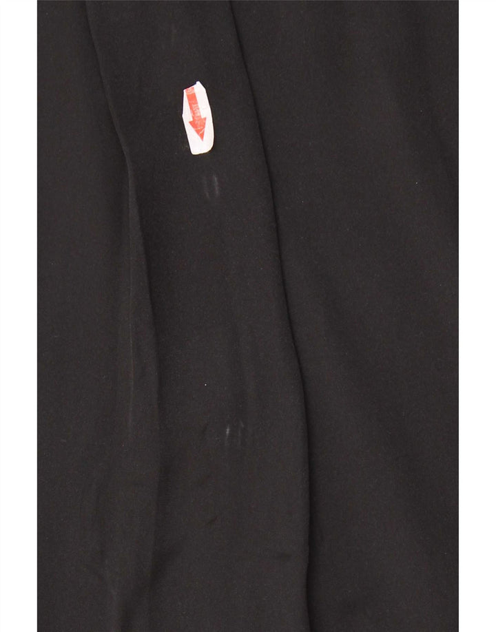 Zara Γυναικείο πουκάμισο Oversized Μπλούζα UK 10 Small Black Polyester