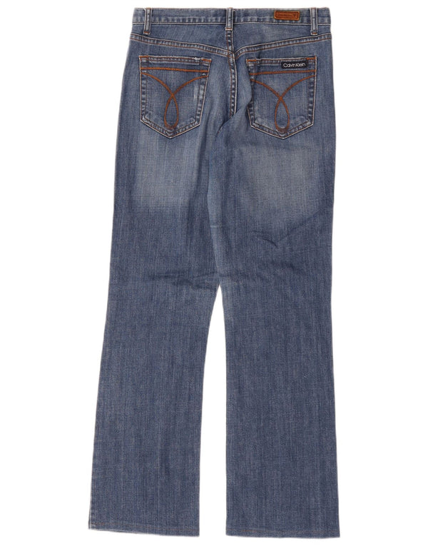 Calvin Klein Γυναικεία Bootcut Jeans US 6 Medium W32 L31 Blue Cotton