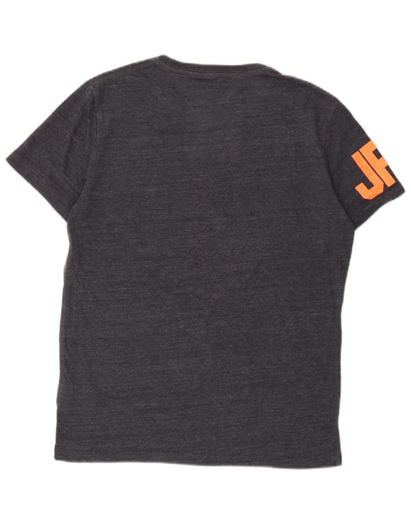 Ανδρικό γραφικό μπλουζάκι Superdry Top Βαμβακερό μεσαίο μπλε ναυτικό