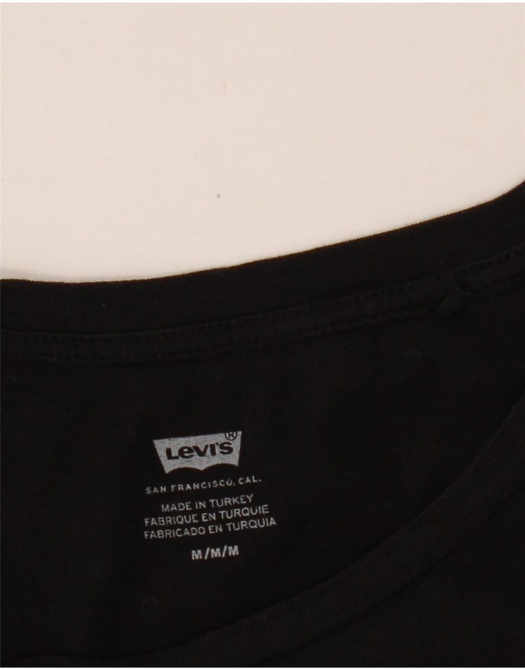 Γυναικείο γραφικό T-Shirt Levi's Top UK 14 Medium Black