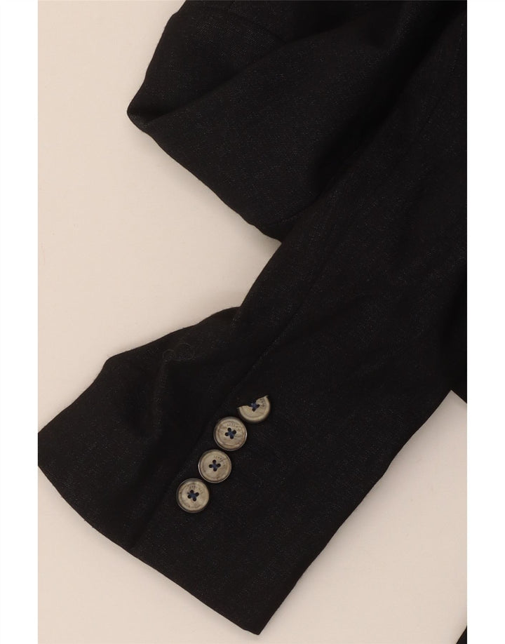 Zara Ανδρικό μπλέιζερ με 2 κουμπιά μπουφάν EU 50 Medium Navy Blue Polyester