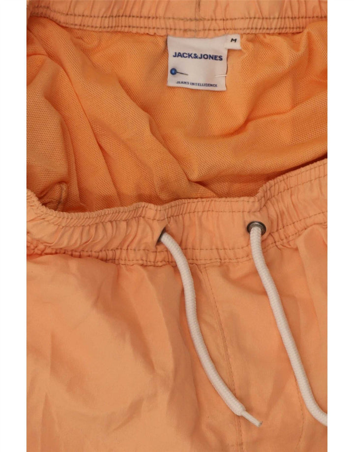 Jack & Jones Ανδρικό γραφικό σορτς κολύμβησης με μεσαίο πορτοκαλί πολυεστέρα