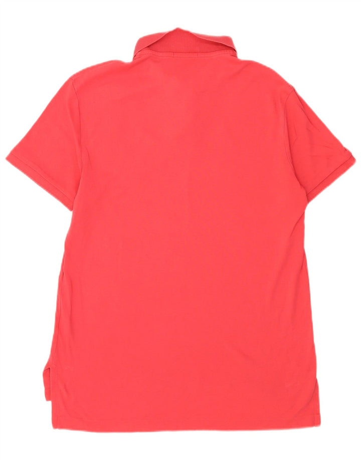 Polo Ralph Lauren Ανδρικό πουκάμισο polo, μεσαίο κόκκινο βαμβακερό