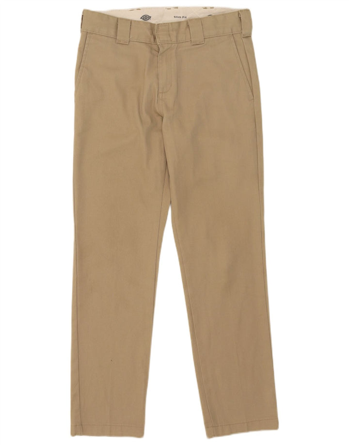 DICKIES Ανδρικό παντελόνι Chino Slim Fit W29 L30 Beige Polyester