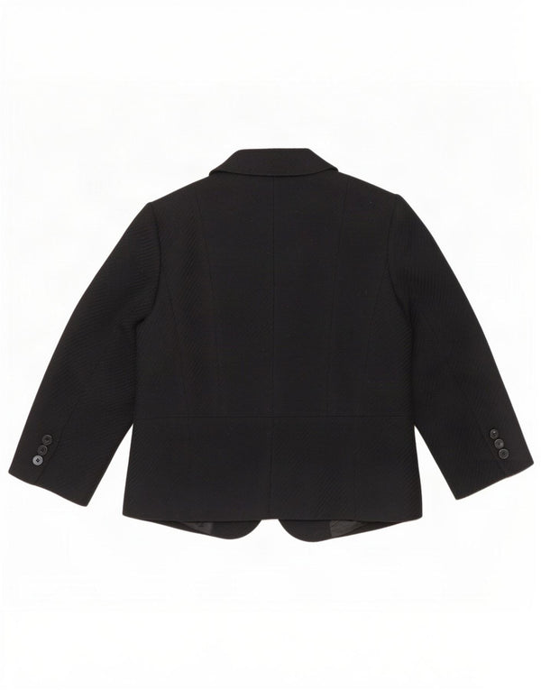 Marks & Spencer Γυναικείο μπουφάν 3/4 με 5 κουμπιά blazer UK 16 μεγάλο μαύρο
