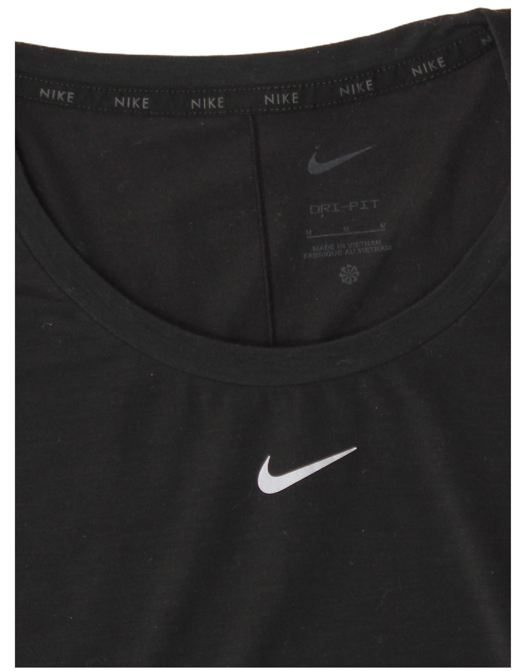 Γυναικείο T-shirt Nike Dri Fit Top UK 14 Medium Black