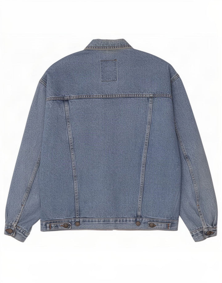 CLARK Ανδρικό Τζιν Μπουφάν UK 42 XL Μπλε