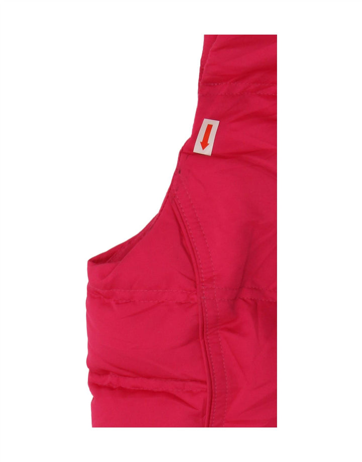 Adidas Γυναικεία padded Gilet UK 6 XS Pink Polyester