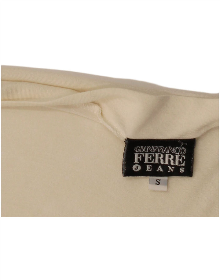 Gianfranco Ferre Γυναικείο μακρυμάνικο μπλουζάκι 10 Small Off White