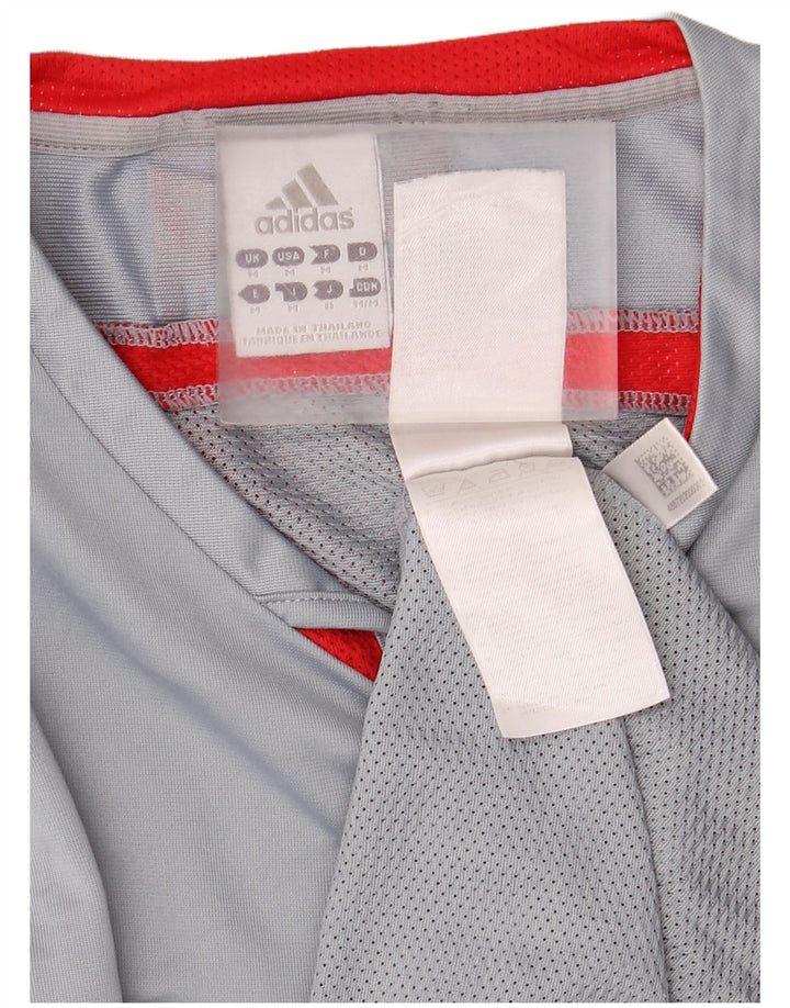 Ανδρικό T-Shirt Adidas Climacool Top Medium Grey Colourblock Polyester