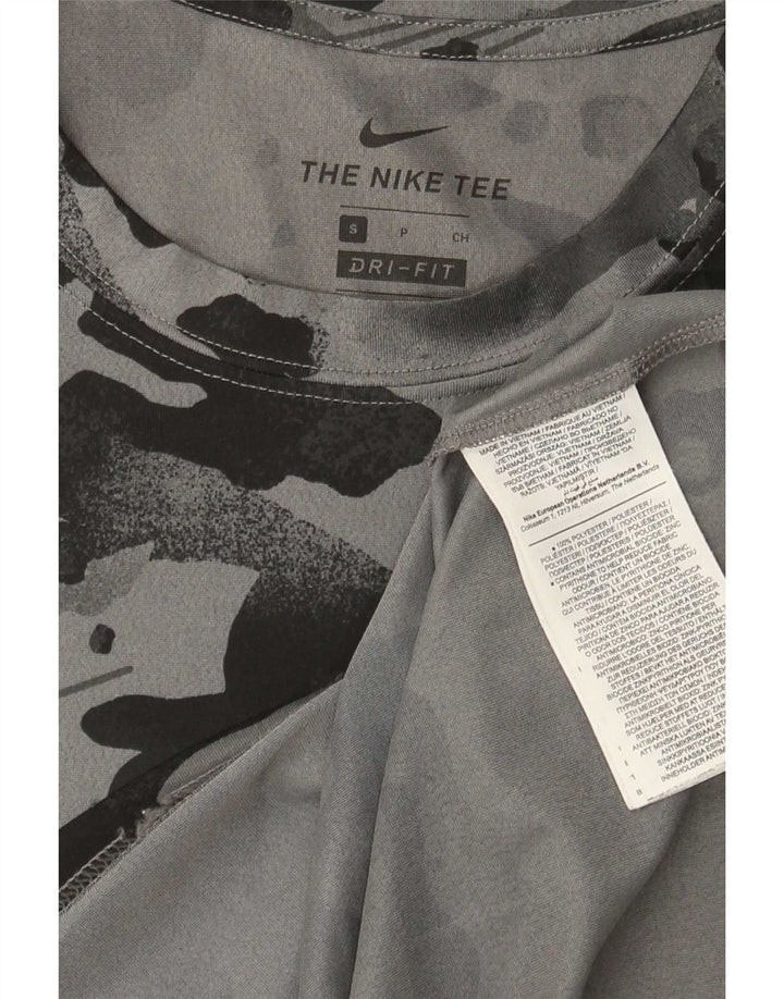Ανδρικό μπλουζάκι Nike Dri Fit T-shirt με μικρό γκρι πολυεστέρα παραλλαγής