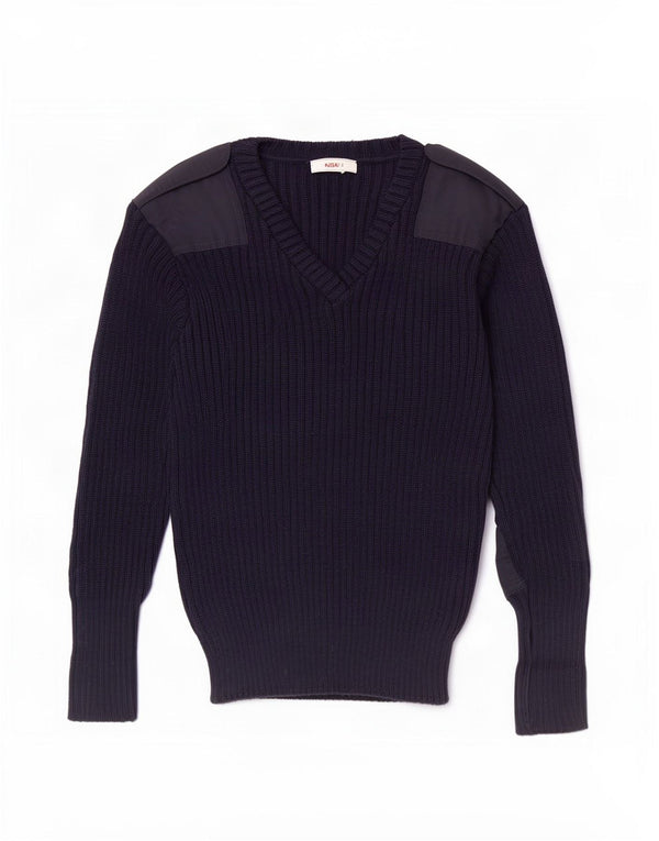 Vintage Ανδρικό στρατιωτικό πουλόβερ XS Navy Blue