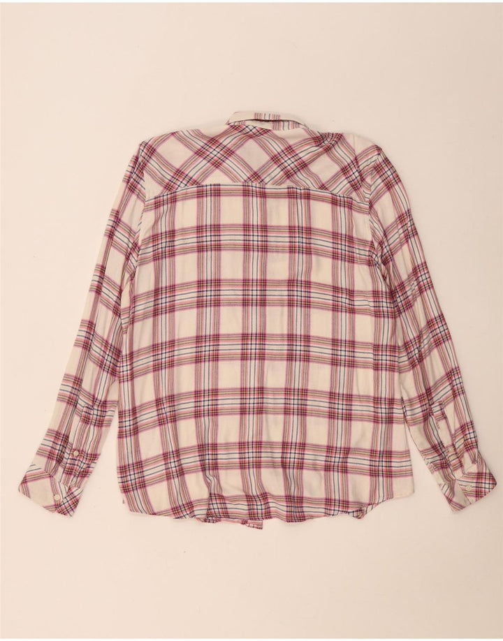 Γυναικείο φανελένιο πουκάμισο GAP UK 16 Large Beige Check Rayon