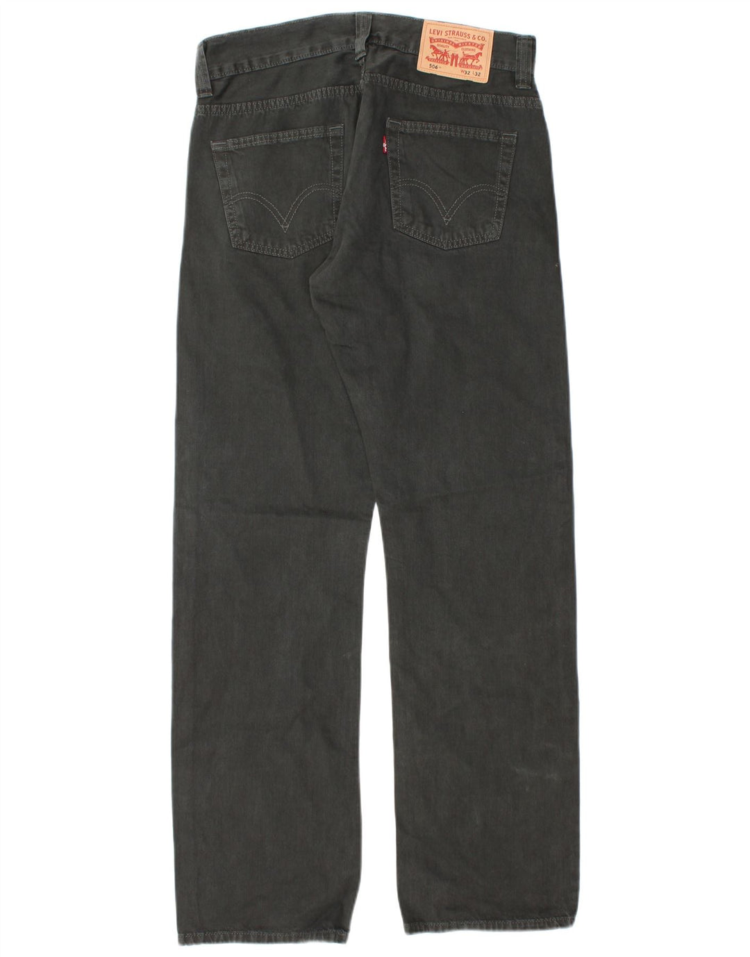 Levi's Mens 506 Straight Jeans W32 L32 Μαύρο βαμβακερό