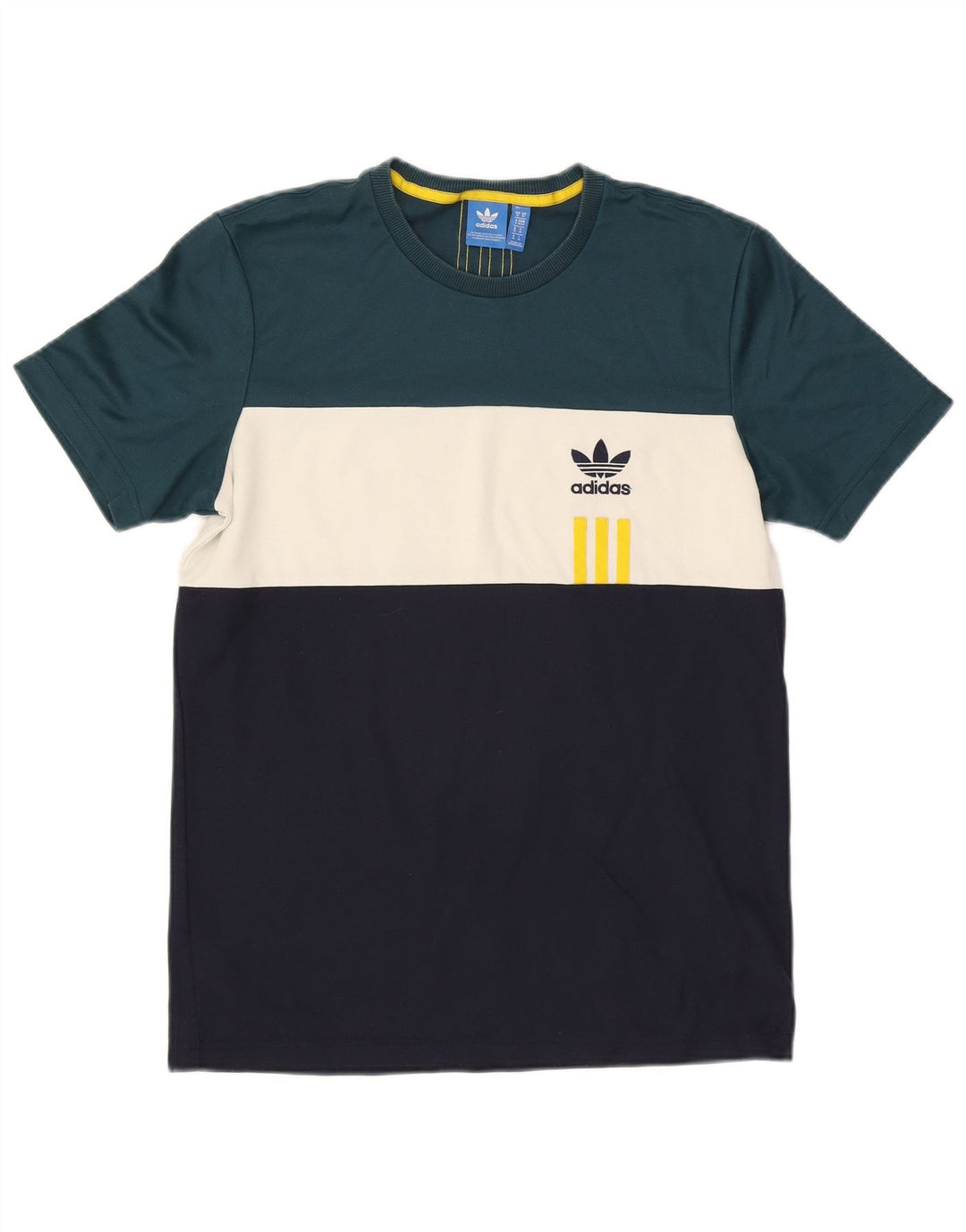 Ανδρικό T-Shirt Adidas Top μεσαίο πολύχρωμο βαμβακερό χρώμα