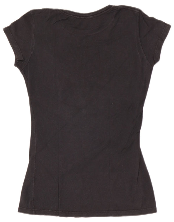 Hard Rock Cafe Girls Las Vegas Graphic T-Shirt Top 13-14 Years Medium Black