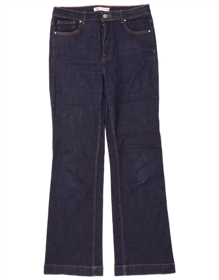 Zara Γυναικείο Τζιν μποτάκι EU 42 Large W32 L34 Navy Blue