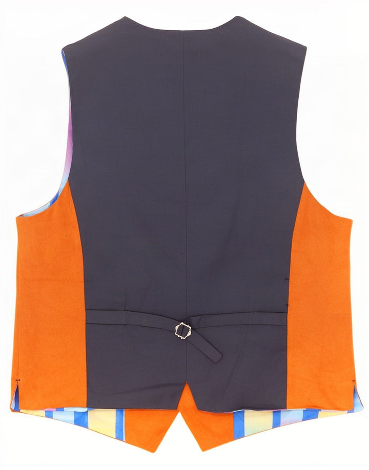 Ανδρικό γιλέκο Cavani Small Brown Colourblock Polyester