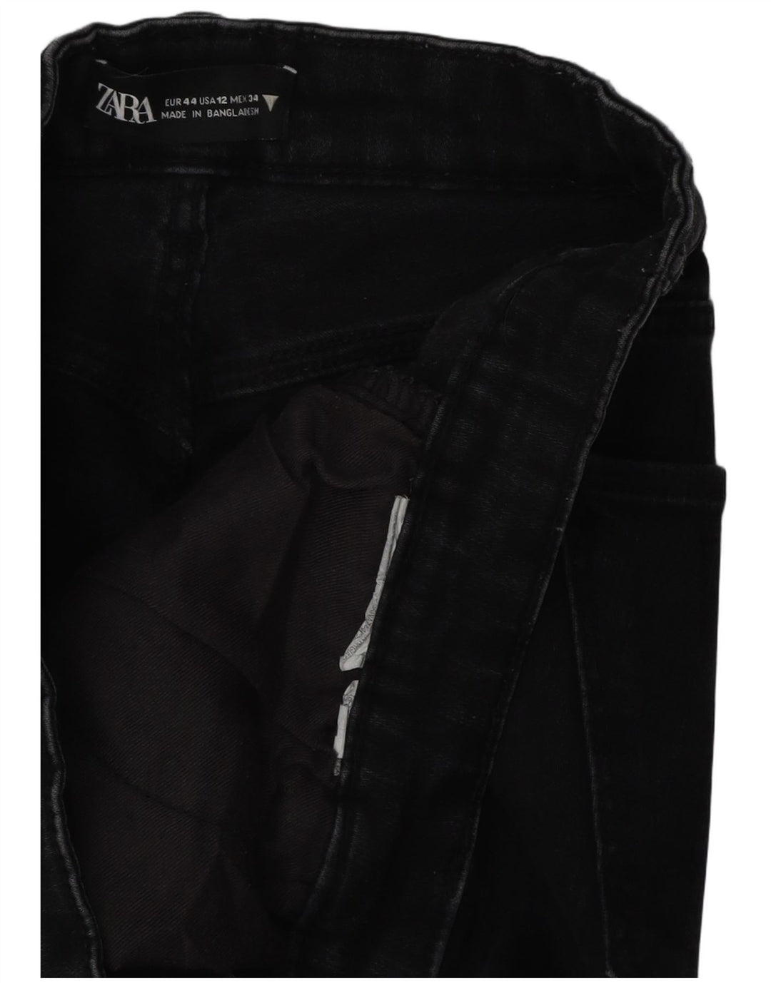 Zara Γυναικείο Slim Jeans EU 44 XL W34 L26 Μαύρο